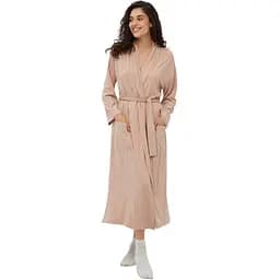 Халат Lotus Home Affi pudra L/XL пудровый (svt-2000022331203)