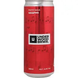 Пиво Underwood Brewery Щедрик светлое 4.4% 0.33 л ж/б