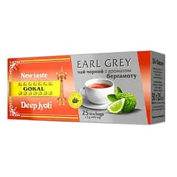 Чай Гокал чорний з бергамотом Діп Джоті 25 ф/п  2 г