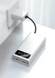 Зовнішній акумулятор Power On 30000mAh Універсальна батарея (Білий) - мініатюра 3