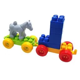 Дитячий блочний конструктор Doloni 013999/03 у пластиковому боксі, 252 деталі - мініатюра 4