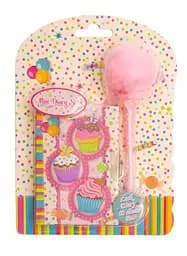 Блокнот на замочке Malevaro Пирожные, с ручкой-пушком, 80 листов (BP128-0610)