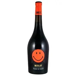 Вино Chateau de L'Orangerie Smiley Wines Merlot, красное, сухое, 13,5%, 0,75 л (8000019975592)