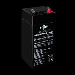 Акумулятор AGM LPM 4V - 4 Ah - мініатюра 4