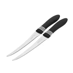 Набір ножів кухонних, 2 шт., для томатів та м'яких овочів, Kitchen Master Чорний 87707