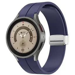 Браслет Cls для Samsung Galaxy Watch 6 Classic 43mm 6 Classic 47mm - синій ширина кріплення 20мм силікон Watchbands (W15-3WB26466298)