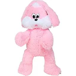 Мягкая игрушка Alina зайка Снежок 65 см розовая
