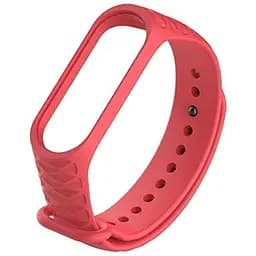 Силіконовий ремінець Watchbands Ribbed для Xiaomi Mi Band 3 червоний (WB008RIBBEDRED)