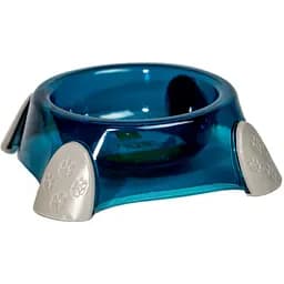 Миска для животных Nunbell четыре ножки пластиковая синяя