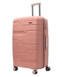 Валіза велика L поліпропілен Milano bag 0306 76×49×31см 82л Рожевий - мініатюра 2
