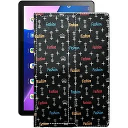 Чехол StatusCASE из экокожи для планшета Lenovo Tab M10 (3rd gen) Фэшн черный