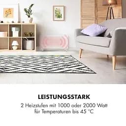 Конвекторний обігрівач Klarstein Bornholm Smart WiFi 2000 Вт білий (10034390) - мініатюра 10