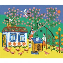 Картина за номерами Brushme Біля криниці © Maria Prymachenko 50x60 см