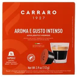 Кава в капсулах Carraro Dolce Gusto Aroma E Gusto Intenso, 16 капсул