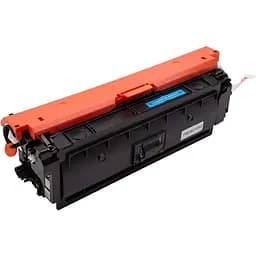 Картридж PowerPlant HP Color LaserJet Enterprise M554dn (W2121A) CY (с чипом)