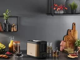 Тостер Tefal Coppertinto 850 Вт бронзовий (TT430G10) - мініатюра 8