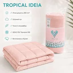Ковдра Ideia Tropical 175х210 см пудрова (8-36697*002) - мініатюра 4