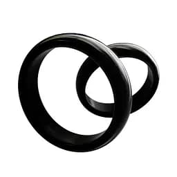 Криптогаманець Tangem Ring Wallet 2.0 набір з 2 карток та 1 кільця 12US Розмір 21.49 мм Black - мініатюра 10