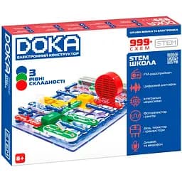 Электронный конструктор Школа 999+ Схем Doka D70708 звук