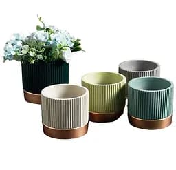Горшок для цветов Led Vives 14 х 14 х 14 см без поддона в ассортименте (A040039)
