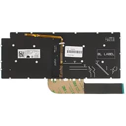 Клавіатура для ноутбука DELL (Inspiron: 5390, 5490, 7490) rus, gray, без фрейму, підсвічування клавіш (оригінал)