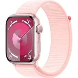 Смарт-годинник Apple Watch Series 9 GPS 45mm Pink Aluminum Case with Light Pink Sport Loop (MR9J3) [101684]