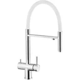 Смеситель для кухни с подключением к фильтру Kroner KRP Edelstahl Klassisch - ESG03815WHI CV027935 Нержавеющая сталь