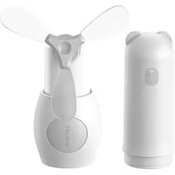 Вентилятор Baseus Tricolor bear Folding fan белый ручной CXZD-A02