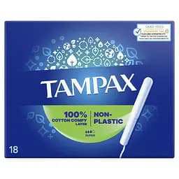 Уцінка. Тампони Tampax Compak Super, з аплікатором, 18 шт.  - мініатюра 2