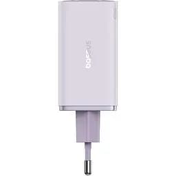 Зарядний пристрій Baseus GaN6 Pro Fast Charger 2 Type-C + 2 USB 65 W фіолетовий - мініатюра 2