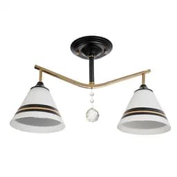 Люстра потолочная Brille в коридор E27 60W BK (LK-701S/2)