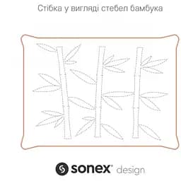 Подушка бамбукова Sonex Bamboo Висока 50х70 см (SO102160) - мініатюра 5