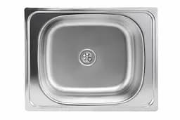 Кухонная мойка из нержавеющей стали Platinum сатин 4050 врезная (0,5/160 мм), Satin