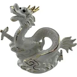 Дракон порцеляновий 14х13х5 см