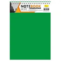 Блокнот Апельсин А5 В-БП5-80 80 листів пружина зверху зелений        