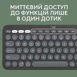 Клавіатура Logitech Pebble Keys 2 K380s Graphite (920-011851) - мініатюра 6