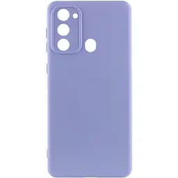 Чехол Silicone Cover Lakshmi Full Camera (A) для Tecno Spark Go 2022 (KG5m) Сиреневый / Dasheen