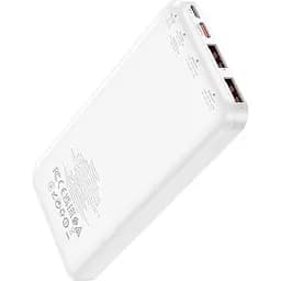 Зовнішній акумулятор Hoco J101 Astute 10000mAh 22.5W White [101318] - мініатюра 3