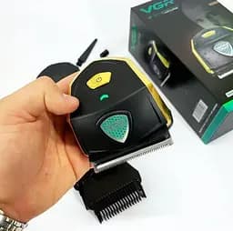Чоловічий акумуляторний тример VGR V-910 з 9 насадками дисплеєм машинка для стрижки IPX7 10 Вт - мініатюра 2