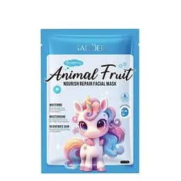 Маска для шкіри обличчя живильна Sadoer Animal Fruit Blueberry тканинна 25 г (SD33864)