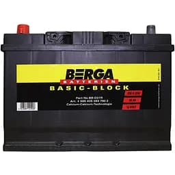 Акумулятор Berga Basic block 95Ah Asia Ев (-/+) 830EN 305x173x225 мм