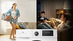 TCL Пральна машина фронтальна, 7кг, 1400, A, 49см, дисплей, пара, інвертор, білий - мініатюра 6
