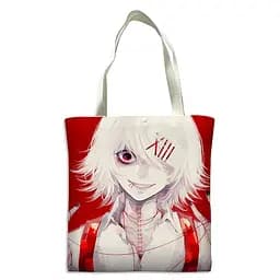 Шоппер еко-сумка Токійський гуль Джузо Сузуя Tokyo Ghoul Juzo Suzuya 33 х 37 см двосторонній