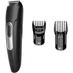Тример Rowenta Stylis Easy, для бороди та вусів, мережа+акум., насадок-2, сталь, чорний