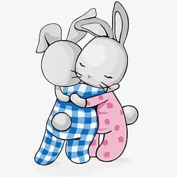 Картина за номерами Ideyka Обіймашки 25x25 см (KHO6130)