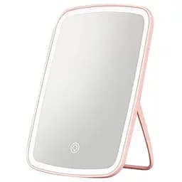 Зеркало для макияжа с подсветкой Jordan-Judy LED Makeup Mirror (NV505) розовое