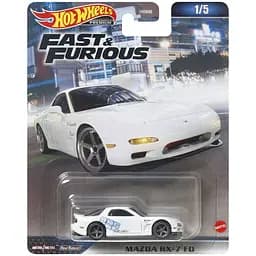 Автомодель Hot Wheels Форсаж Mazda RX-7 FD белая (HNW46/HKD22)