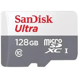 Карта памяти SanDisk microSDXC, 128Gb Ultra, Class10 UHS-I U1 A1, без адаптера, до 100/60 МБ/с (SDSQUNR-128G-GN3MN)