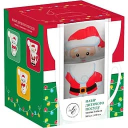 Набір дитячого посуду Limited Edition Santa 2 предмети(YF6038) - мініатюра 2
