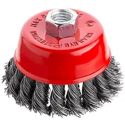 Корщітка технічна Intertool для болгарки УШМ щітка дротяна чашкова 75 мм плетена BT-2075